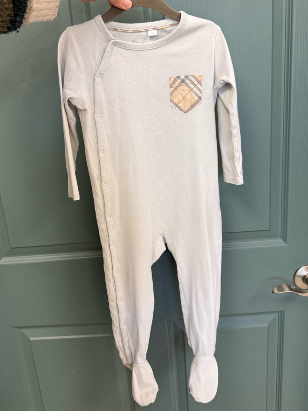 Burberry cotton footie